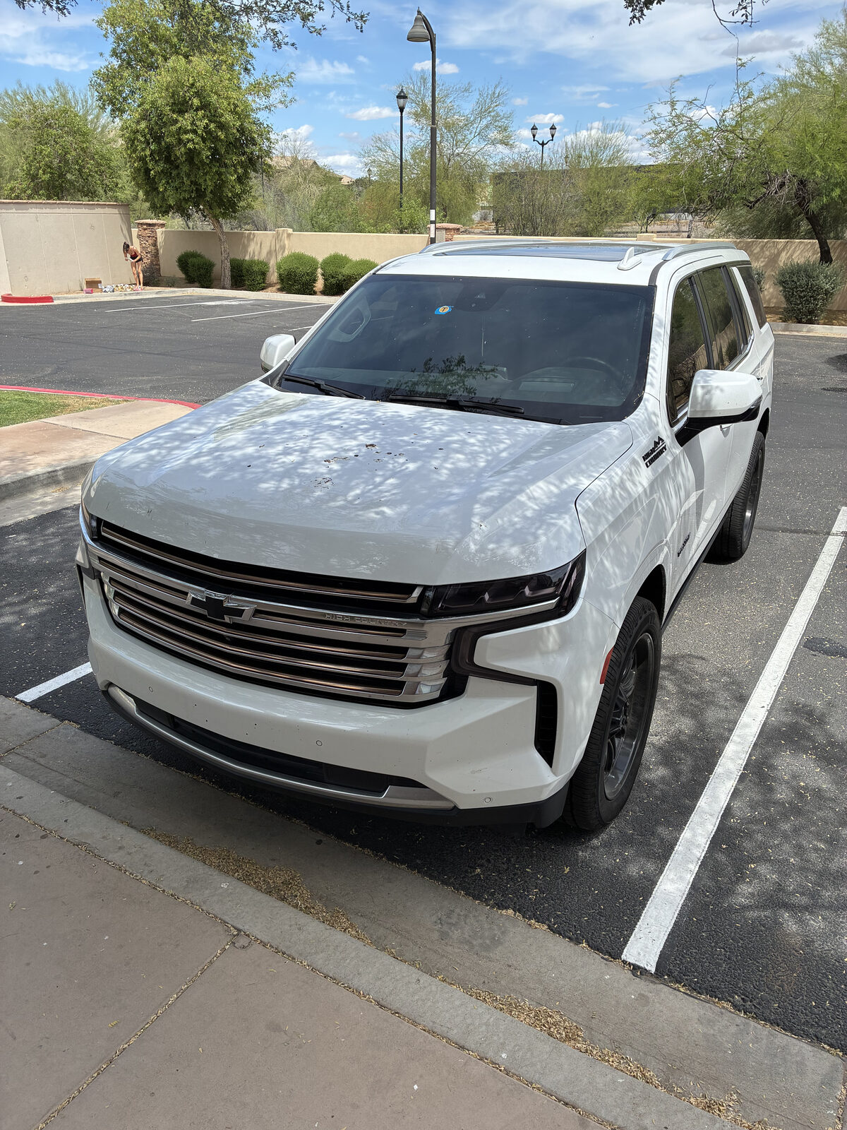 Freshly detailed vehicle by Quick Solution's Auto Detailing